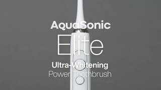 AquaSonic Elite Rechargeable Electric Toothbrush Video video 0 minutes 32 seconds