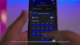 Controlling the Govee Outdoor Permanent String Lights video 0 minutes 54 seconds