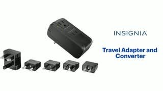 Insignia - Travel Adapter and Converter Features video 0 minutes 38 seconds