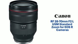 Canon - RF 28-70mm F2 L USM Standard Zoom for EOS R Cameras Features video 1 minutes 35 seconds