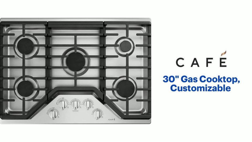 Café - 30" Gas Cooktop, Customizable Features video 1 minutes 56 seconds