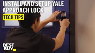 Install the Yale Approach Lock + Keypad Touch video 0 minutes 55 seconds