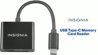 Insignia - USB Type-C Memory Card Reader video 0 minutes 24 seconds