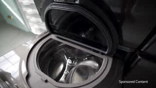 LG SideKick High-Efficiency Smart Top Load Pedestal Washer Testimonial Video video 0 minutes 58 seconds