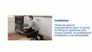 Custom Panel Ready Appliances video 1 minutes 31 seconds