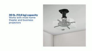 Insignia - Universal Projector Ceiling Mount Features video 1 minutes 33 seconds