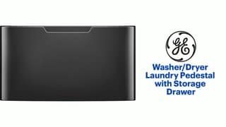GE - Washer/Dryer Laundry Pedestal with Storage Drawer Features video 0 minutes 31 seconds