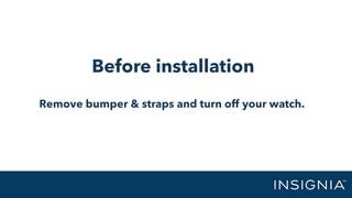 Insignia Screen Protector Watch Install Video video 2 minutes 06 seconds