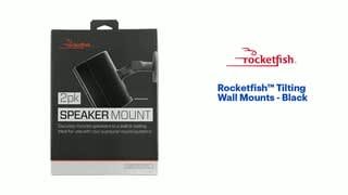 Rocketfish Tilting Wall Mounts for Most Small Speakers (2-Pack) Features video 0 minutes 45 seconds