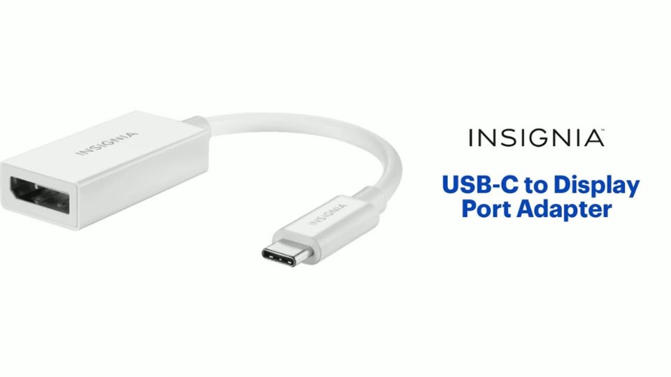 Insignia - USB-C to DisplayPort Adapter Features video 1 minutes 30 seconds