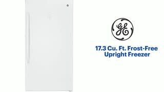 GE - 17.3 Cu. Ft. Frost-Free Upright Freezer Features video 1 minutes 04 seconds