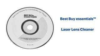 Best Buy essentials - Laser Lens Cleaner Features video 0 minutes 39 seconds