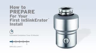 How to prepare for garbage disposal video 0 minutes 56 seconds