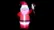 Novelty Lights Santa with Candy Cane video 0 minutes 16 seconds