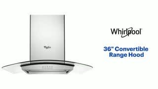 Whirlpool 36 inches Convertible Island Range Hood Stainless Steel WVI75UC6DS Best Buy