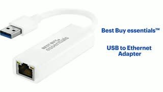 Best Buy essentials - USB to Ethernet Adapter Features video 1 minutes 35 seconds