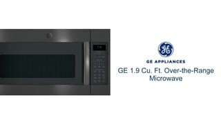GE 1.9 Cu. Ft. Over-the-Range Microwave Features video 0 minutes 26 seconds