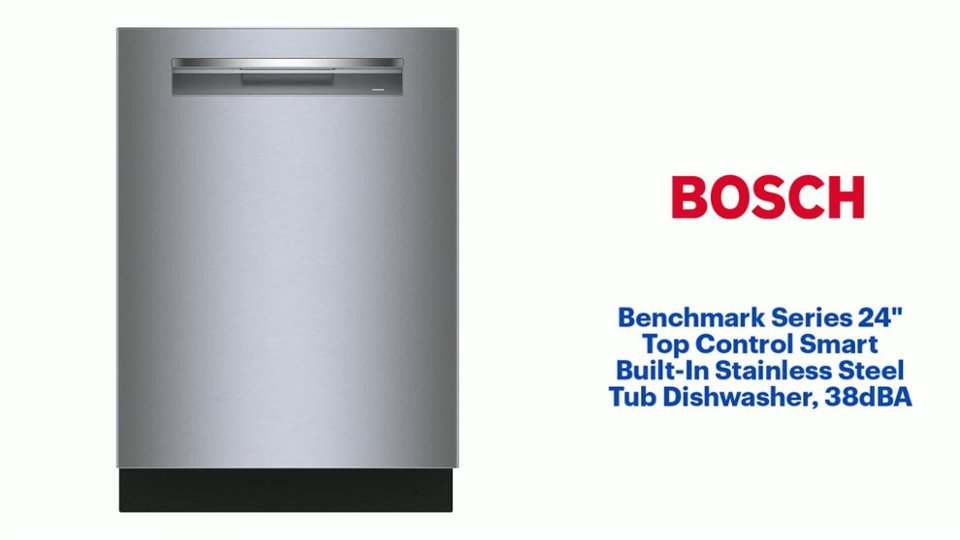 Bosch Benchmark 24 Dishwasher Product Features video 2 minutes 08 seconds