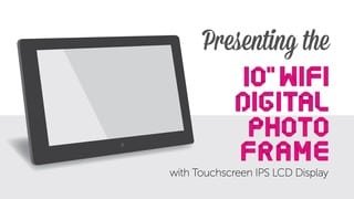 10.1 LCD Wi-Fi Digital Photo Frame video 2 minutes 24 seconds