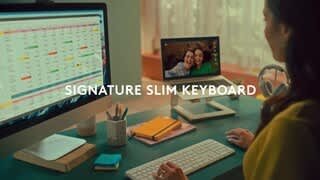 Logitech - Signature Slim K950 Keyboard - Product Overview video 0 minutes 15 seconds
