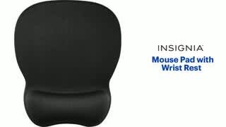 Insignia - Premium Mouse Pad with Wrist Rest features video 0 minutes 56 seconds