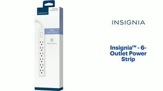 Insignia - 6-Outlet Power Strip Features video 0 minutes 49 seconds
