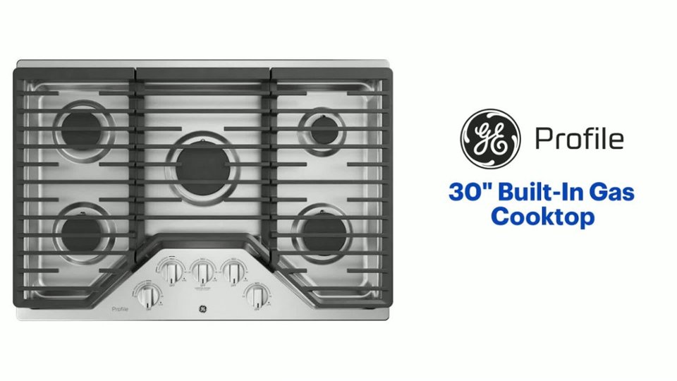 GE Profile - 30 Built-In Gas Cooktop Features video 1 minutes 26 seconds
