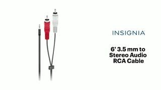 Insignia -3.5mm to Stereo Audio RCA Cable Features video 0 minutes 45 seconds