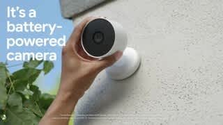 Google - Nest Camera Battery - Overview video 0 minutes 30 seconds