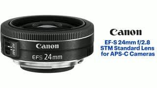 Canon - EF-S 24mm f/2.8 STM Standard Lens for APS-C Cameras Features video 1 minutes 24 seconds