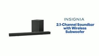 Insignia - 2.1-Channel Soundbar with Wireless Subwoofer Features video 1 minutes 01 seconds