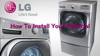 LG Front Load Washer and Dryer - Pedestal Installation video 2 minutes 22 seconds