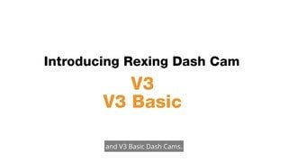 Rexing V3 Plus video 1 minutes 16 seconds