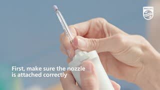 Philips Sonicare Cordless Power Flosser 3000 - Black How to video video 1 minutes 17 seconds