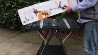 WORX - Trimmer with Turbine Blower Batteries overview video video 2 minutes 05 seconds