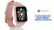 Platinum - Leather Band for Apple Watch 38mm and 40mm - Pink Features video 0 minutes 38 seconds