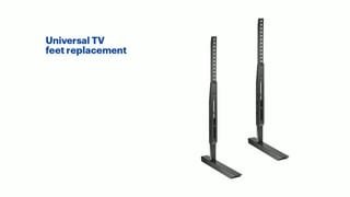 Insignia - Universal TV Feet Replacement Kit Features video 1 minutes 26 seconds