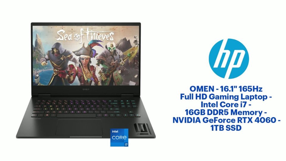 HP OMEN 16.1" 165Hz Full HD Gaming Laptop Features video 2 minutes 07 seconds