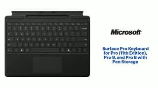 Microsoft - Surface Pro Keyboard with Pen Storage Product Features video 1 minutes 10 seconds