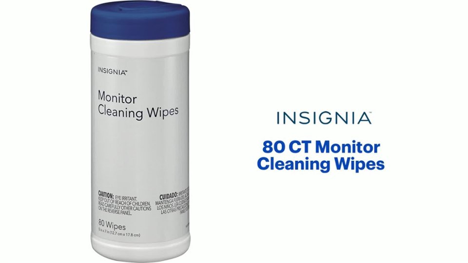 Insignia™ - INSIGNIA 80 CT Monitor Cleaning Wipes Features video 0 minutes 53 seconds