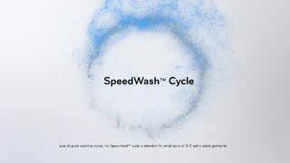 LG laundry - SpeedWash Cycle - Product Overview video 0 minutes 47 seconds