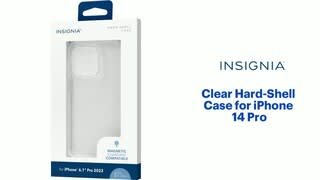 Insignia - Clear Hard-Shell Case for iPhone 14 Pro Features video 1 minutes 32 seconds
