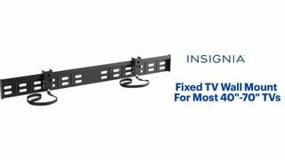 Insignia - Fixed TV Wall Mount For Most 40-70" TVs Features video 0 minutes 29 seconds