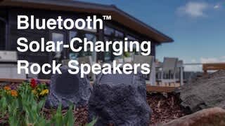 Solar Rock Speakers - Product Overview Video video 0 minutes 52 seconds