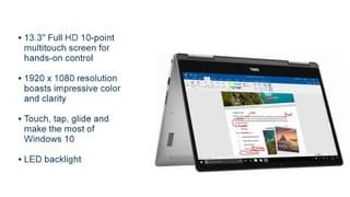 Features: Inspiron 2-in-1 13.3 Touch-Screen Laptop video 0 minutes 54 seconds