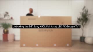 Sony 98 BRAVIA X90L Unboxing Video video 4 minutes 13 seconds