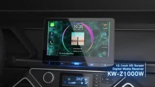 JVC - Universal Double Din Fit Digital Media Receiver overview video video 1 minutes 00 seconds