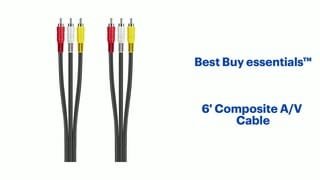 Best Buy essentials -Composite A/V Cable Features video 0 minutes 49 seconds