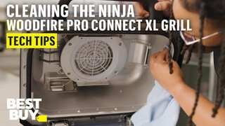 Cleaning After Cooking on the Ninja Woodfire Pro Connect XL Grill video 0 minutes 58 seconds