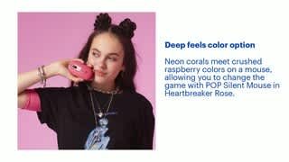 Logitech POP Mouse Bluetooth Silent Scroll Mouse with Customizable Emojis Features video 1 minutes 45 seconds